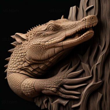 3D модель Крокодил (STL)